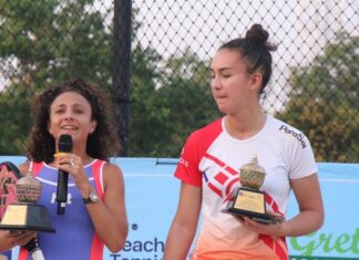 Mathilde et Lola Beach Tennis