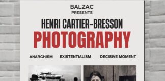 Henri Cartier-Bresson au café Balzac