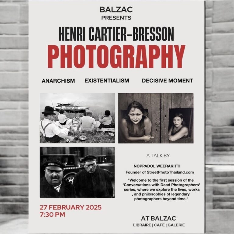 BANGKOK – CULTURE : Plongée dans l’univers de Cartier-Bresson au Café Balzac