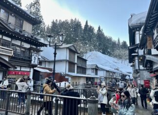 touristes au japon