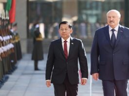 Min Aung Hlaing à Minsk