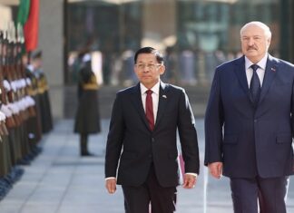 Min Aung Hlaing à Minsk