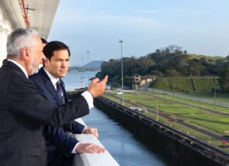 canal Panama visite de Rubio