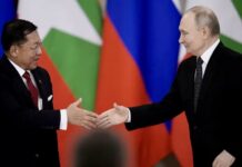 rencontre poutine Min Aung Hlaing