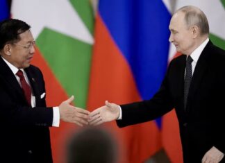 rencontre poutine Min Aung Hlaing