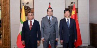 réunion tripartite Birmanie, Thaïlande Chine
