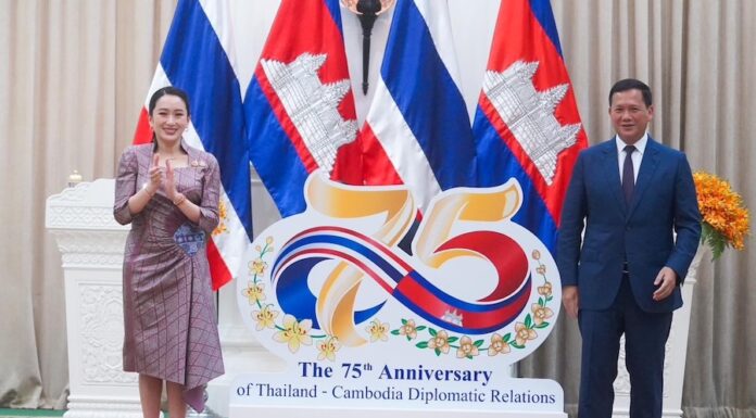 CAMBODGE – THAÏLANDE : La visite de la Première ministre thaïlandaise perçue comme un succès Hun Manet et Ing Shinawatra