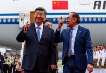 Ibrahim Anwar et Xi Jinping