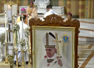 Messe pour le pape à Bangkok