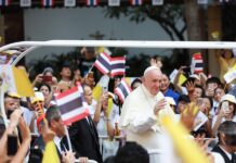Pape François en Thaïlande en 2019