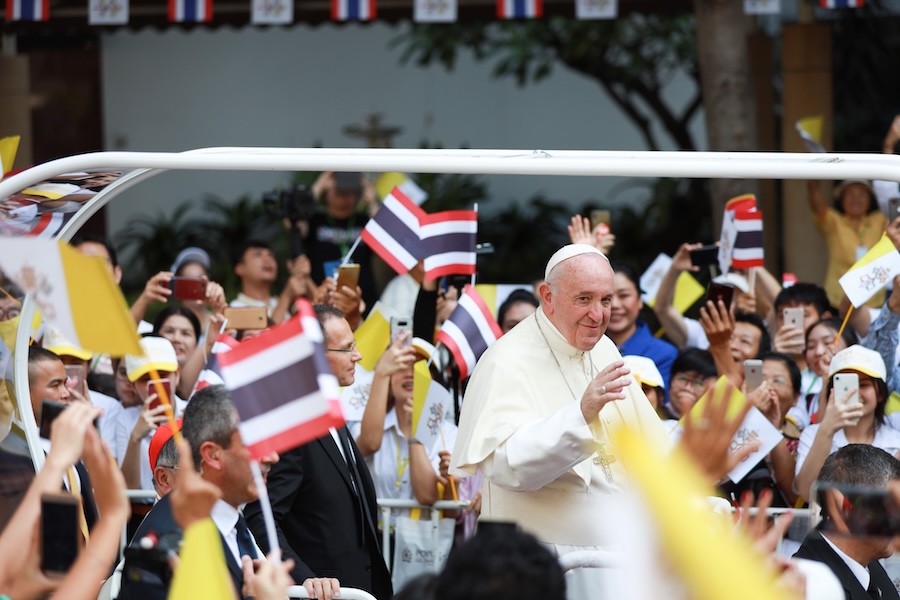 Pape François en Thaïlande en 2019