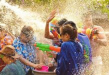 Songkran festivités