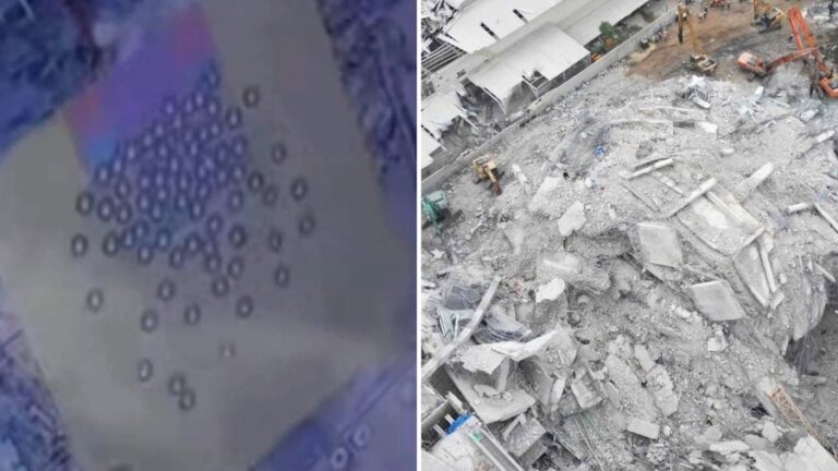 THAÏLANDE – SÉISME : Un scanner montre d’éventuels survivants dans l’effondrement du building de Chatuchak