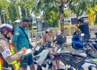 contrôle de police Phuket