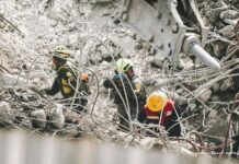 effondrement du building