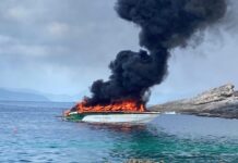 incendie bateau Phuket