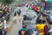 pick-up arrosage songkran