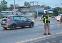 police route Thaïlande