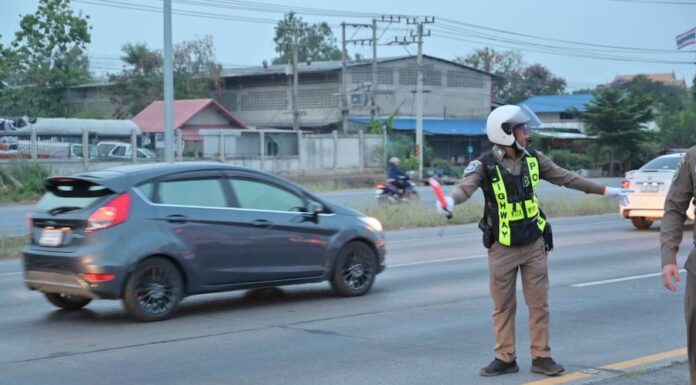 police route Thaïlande