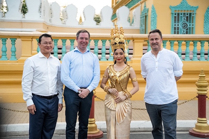 Guillaume de Luxembourg au Cambodge
