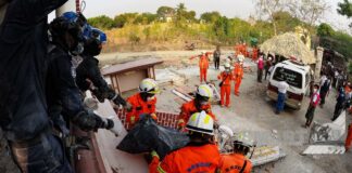 Sauvetage en Birmanie