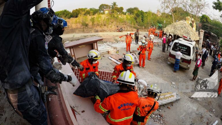 BIRMANIE – SÉISME : Le bilan s’alourdit à 3 756 morts