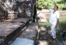 Aspara restauration temple Neak Poan