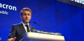 Emmanuel Macron Shangri-la forum