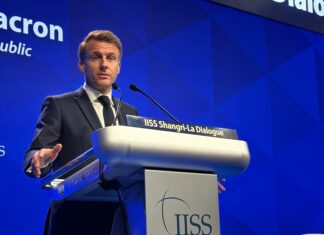 Emmanuel Macron Shangri-la forum