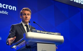 Emmanuel Macron Shangri-la forum