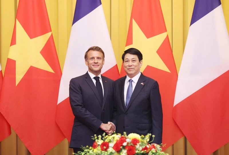 Emmanuel Macron au Vietnam