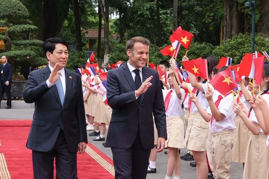 Emmanuel Macron au Vietnam