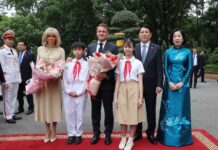 Emmanuel Macron en visite au Vietnam