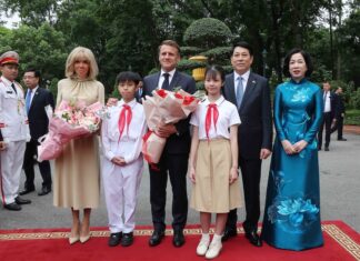 Emmanuel Macron en visite au Vietnam
