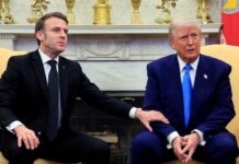 Emmanuel Macron et Donald Trump