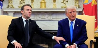 Emmanuel Macron et Donald Trump