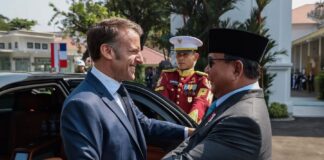 Emmanuel Macron et Prabowa Subianto