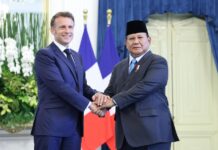 Emmanuel Macron et Prabowo Subianto