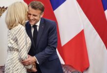 Emmanuel et Brigitte Macron