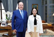 Ing Shinawatra et Prince Albert de Monaco