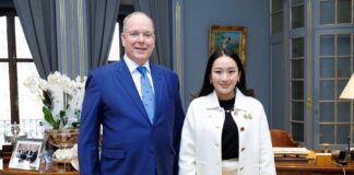 Ing Shinawatra et Prince Albert de Monaco
