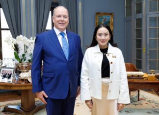 Ing Shinawatra et Prince Albert de Monaco