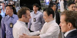 Lawrence Wong et Emmanuel Macron
