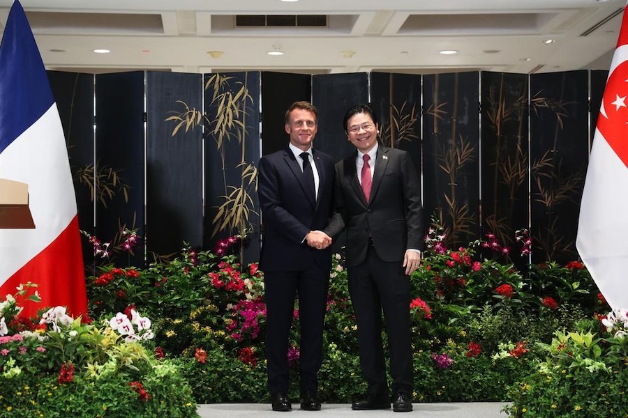 Macron et Wong