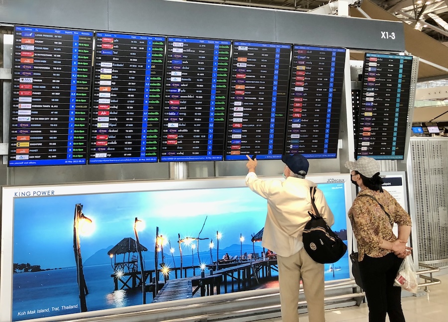 Touristes Suvarnabhumi