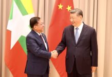 Xi jinping Min Aung Hlaing