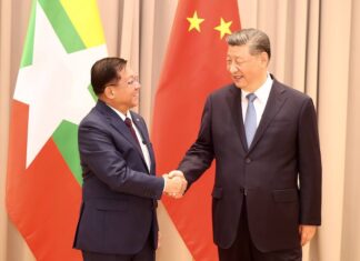 Xi jinping Min Aung Hlaing