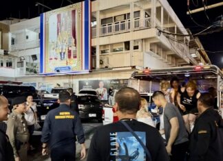 arrestation de 13 prostitués à Pattaya