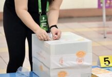 bulletins de vote Singapour
