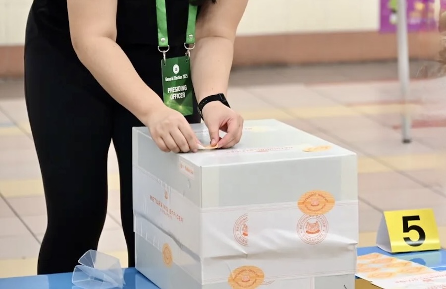 bulletins de vote Singapour